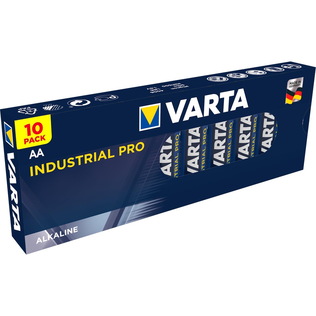 Industrial Pro AA/LR6 alkaline batteri - 1,5V (10 stk.)