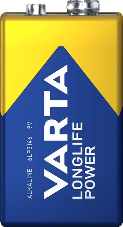 Longlife Power Alkaline E-blok batteri - 9V (1 stk.)