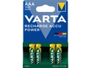 NiMH AAA/HR03 batteri - 1,2V / 1000mAh, ReadyToUse (4 stk.)