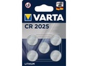 CR2025 Lithium knapcelle - 3V / 170mAh (5 stk.)