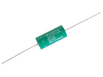 CR2/3AA Lithium batteri - 3V / 1350mAh, aksiale printben