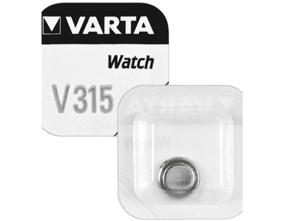 SR67/V315 Sølvoxid knapcelle - 1,55V / 19mAh (1 stk.)