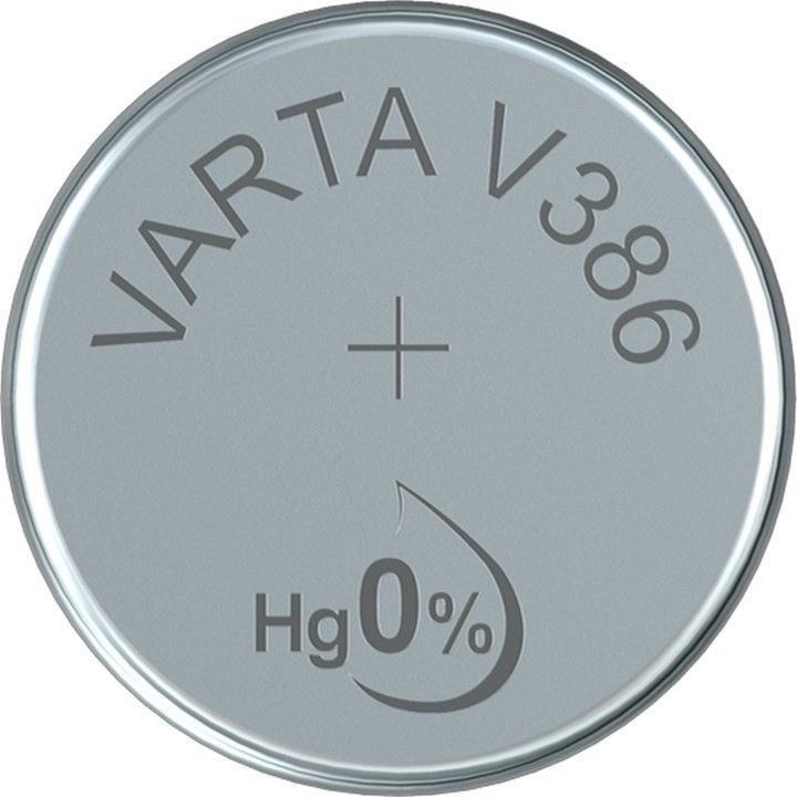 SR43/V386/V12GS Sølvoxid knapcelle - 1,55V / 105mAh (1 stk.)