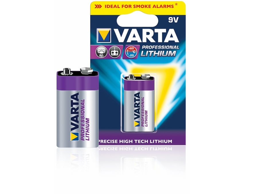 Ultra Lithium E-blok batteri - 9V 1200mAh