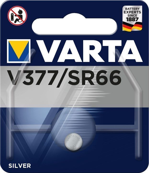 Sølvoxid knapcelle - SR66 (V377) 1,55V