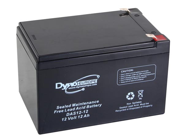 Blybatteri - 12V 12Ah, 10-12år (150x97x99mm)