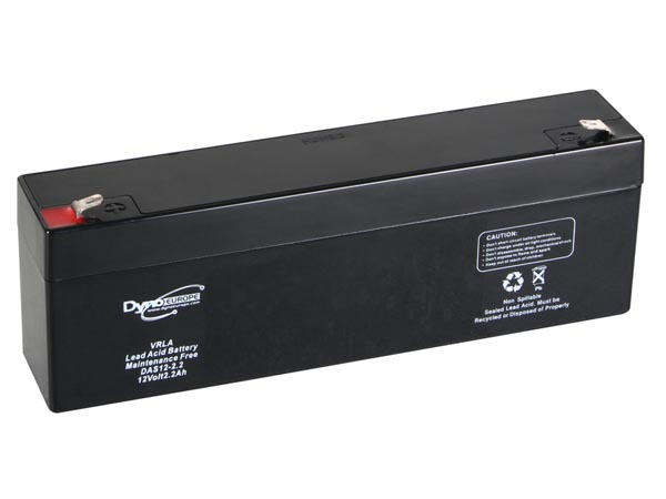 Blybatteri - 12V / 2.2Ah 177.5x34x66mm