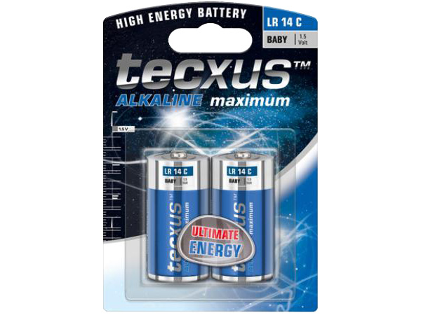 Alkaline C/LR14 batteri 1,5V (2 stk.)