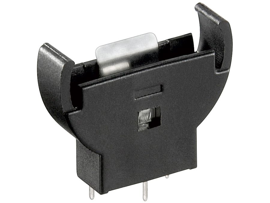 Batteriholder til Ø20mm knapcelle (CR2032) printmont.