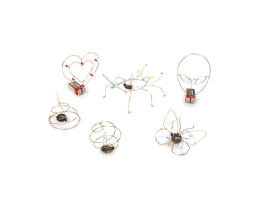 Lodde elektronik starter kit - 6 projekter