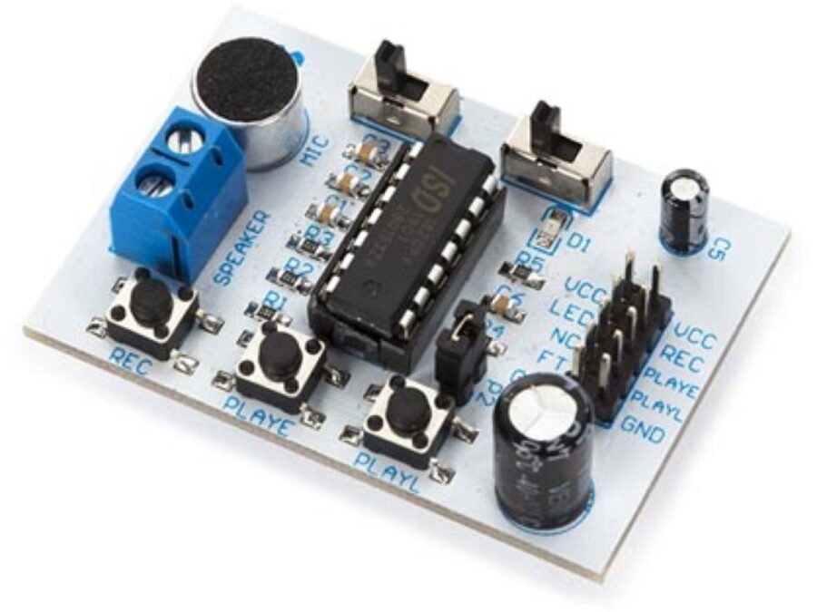 Optager- og afspilningsmodul (til Arduino) - 3/5V 24mW