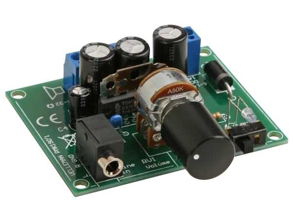 2 x 5W stereoforstærker til MP3 afspillere (Lodde-miniKit)