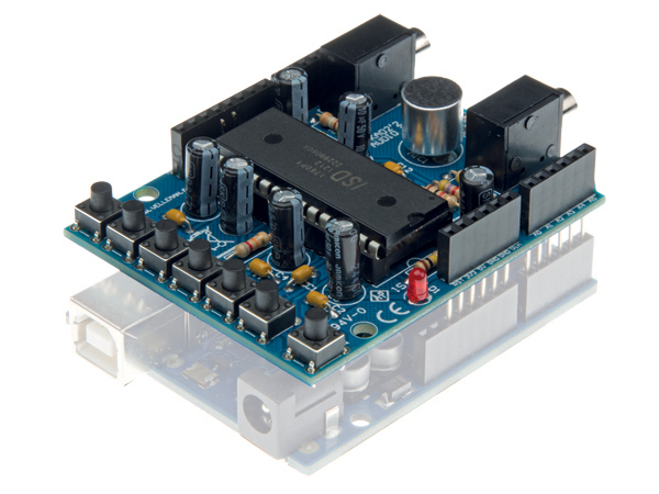 VMA02 Audio shield til Arduino (færdigsamlet)
