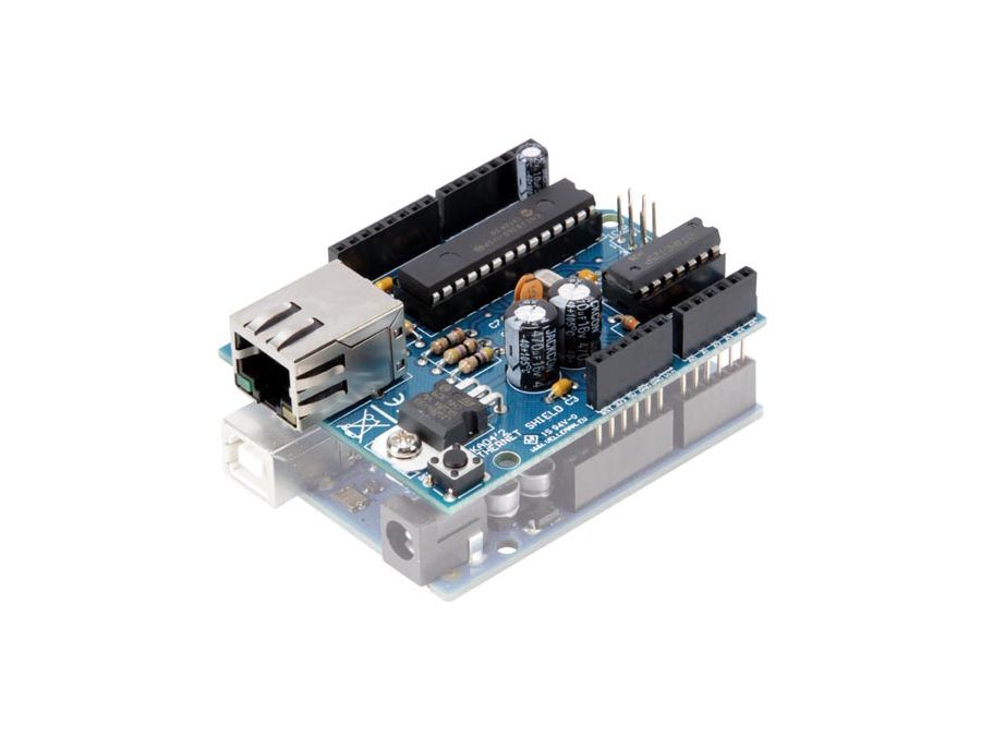 WPSH04 Ethernet shield til Arduino (færdigsamlet)