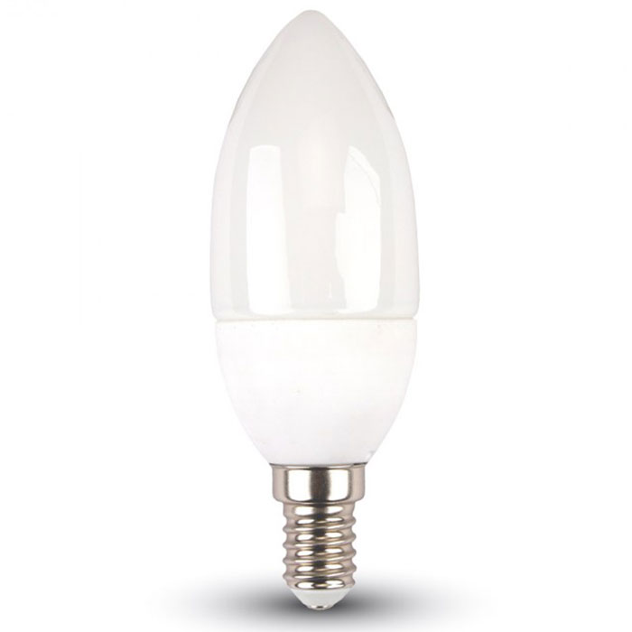 4W (30W) LED kertepære E14 6000K 320Lm 200° (A+)