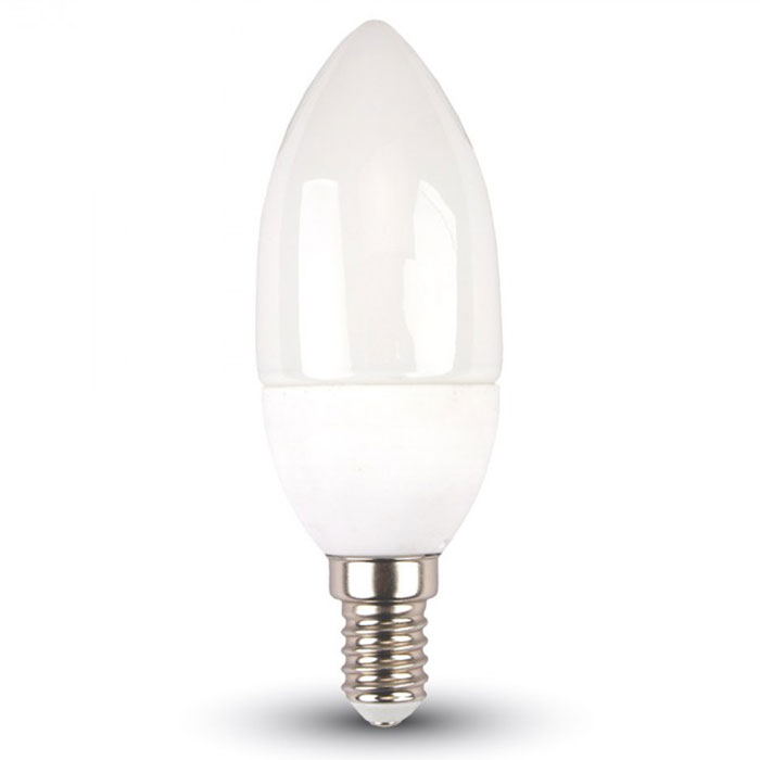 4W (30W) LED kertepære E14 4500K 320Lm 200° (A+)