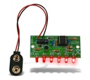WSL173 - Mini løbelys med 6 LED (MK173)