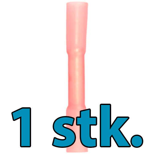 Isoleret presmuffe 1,5mm² rød - 1 stk.