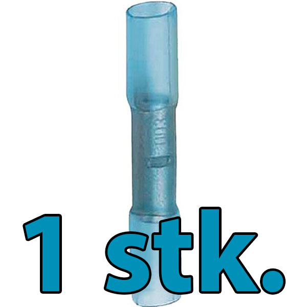 Isoleret presmuffe 2,5mm² blå - 1 stk.