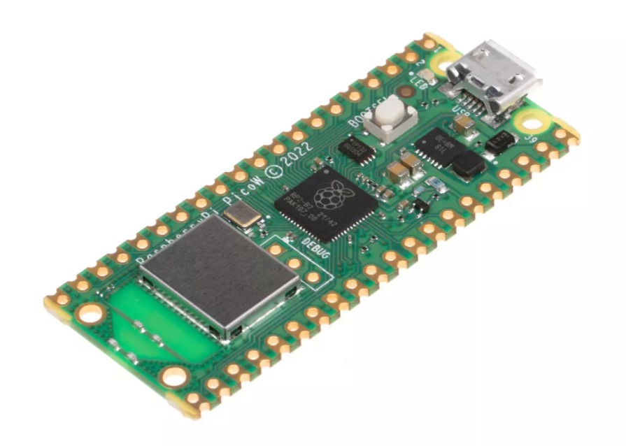 Raspberry Pico W - 3,3V, RP2040 2MB m. Wi-Fi
