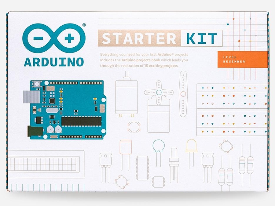Arduino Starter kit m. UNO R3 + Bog + 15 projekter