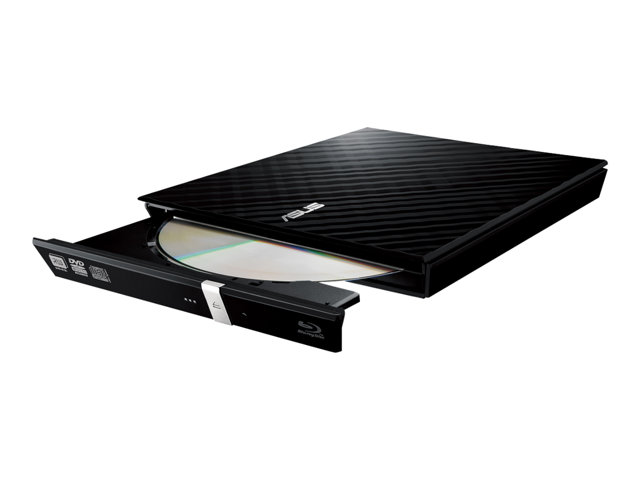 Ekstern USB 2.0 DVD±R/RW/DL diskdrev/brænder (Sort)