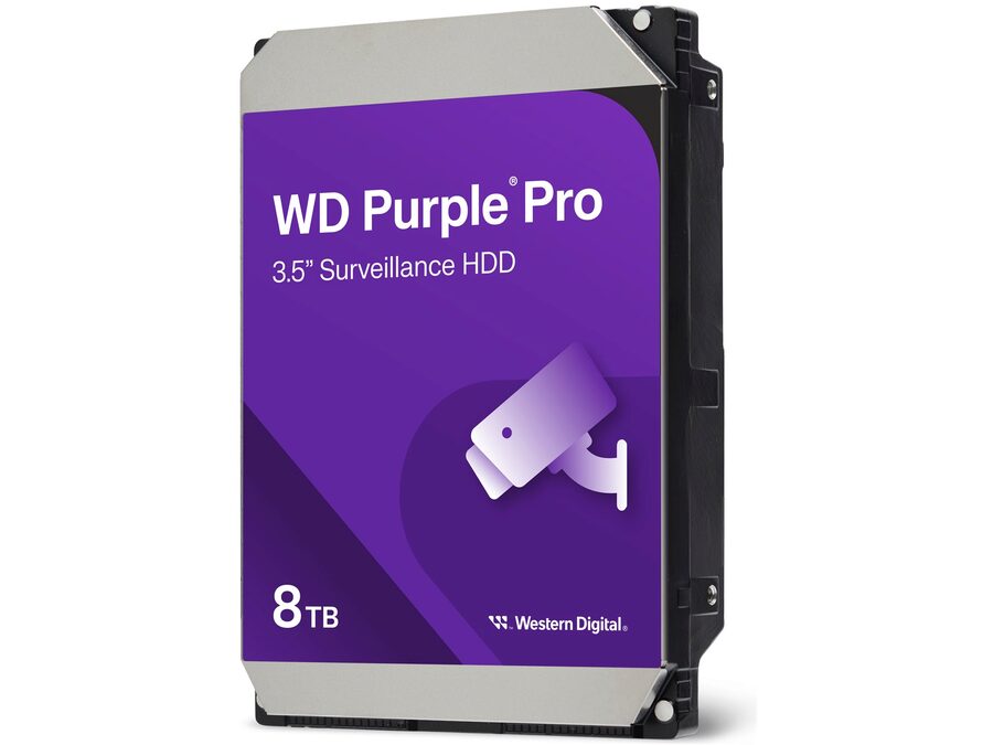 WD Purple Pro 3,5" Surveillance HDD - 8TB SATA 6Gb/s