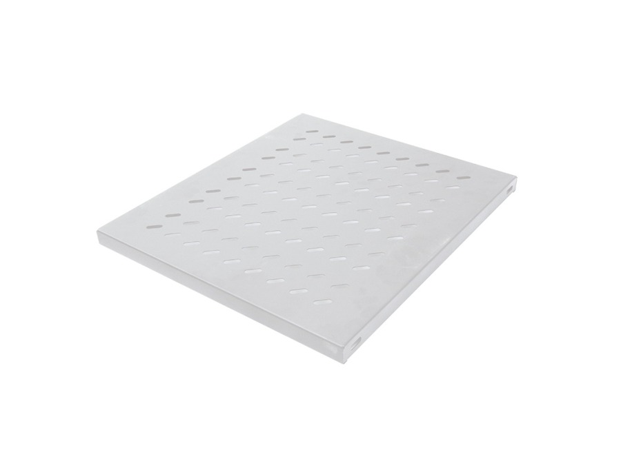 19" hylde til rack skabe, D:525mm, Grå