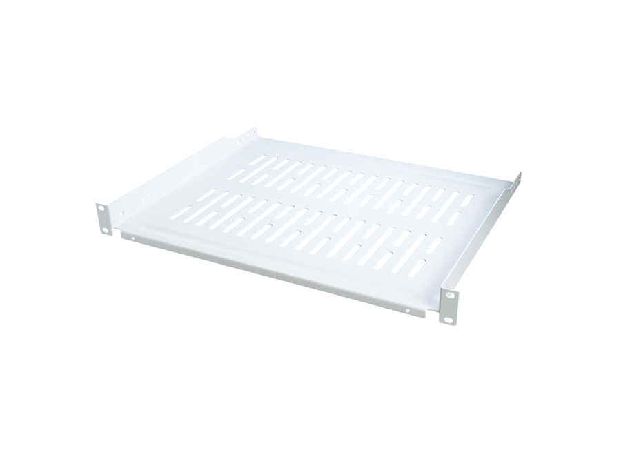 19" Hylde til rack skabe, D:350mm, Grå