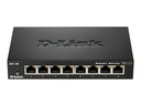 Gigabit Ethernet switch - 8 porte, 1000Mbps, Metal (skærmet)