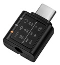 USB-C til 3,5mm JACK adapter m. EQ amp. 44/48/96kHz / 24-bit