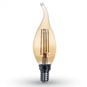 4W (40W) LED kertepære E14 2200K 350Lm 300° (A+)