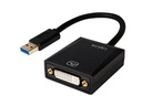 USB 3.0 adapter til DVI-D, sølv, 0,1 m