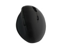 2.4GHz trådløs ergonomisk mus - 1600dpi, Sort