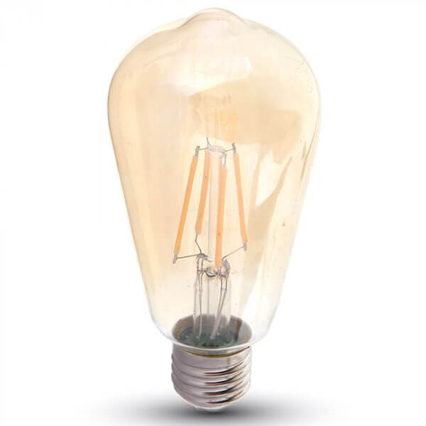 6W (60W) LED pære E27 2200K 500Lm 300° (A+)