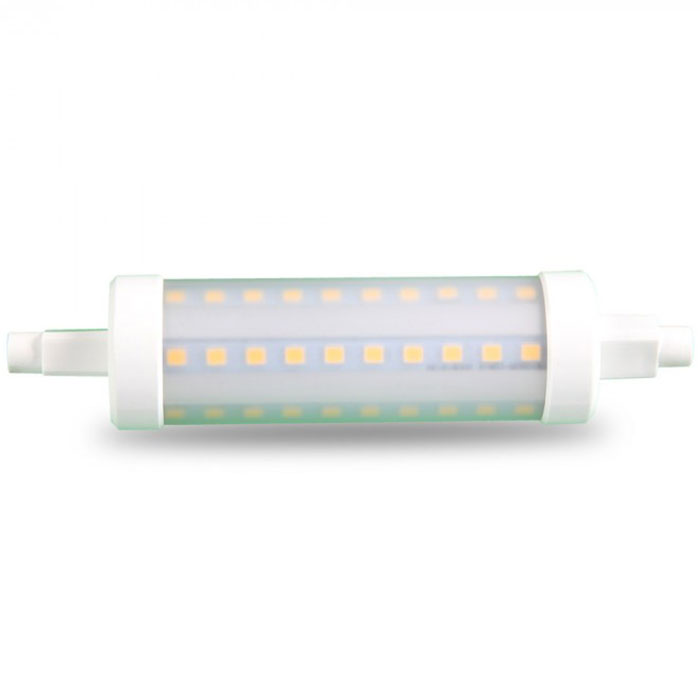 10W (60W) LED rør R7s 3000K 1000Lm 360° (A+)