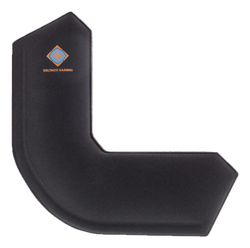 GAMING Hjørne håndledsstøtte, 21mm højt, sort
