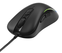 Optisk gaming mus - 800-2400DPI, RGB, Sort