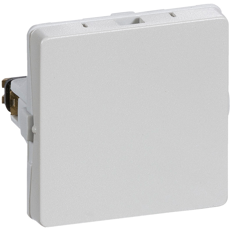 LK Fuga blænddæksel 1 modul - lysegrå