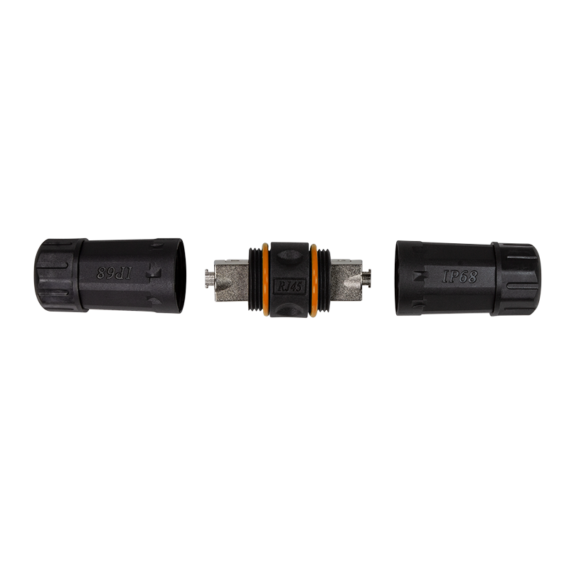 Cat6/6a/7 udendørs IDC kabelsamler - Ø5-7,5mm (IP68)