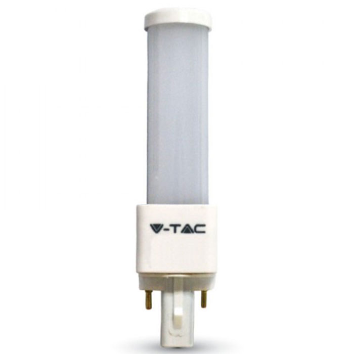 6W (50W) LED kompaktrør G24D 2P 3000K 120° (A+)