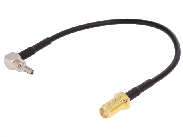 Antenne adapterkabel - SMA hun til CRC9 han, RG316 (15cm)