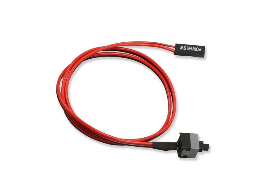 ATX PC power switch kabel m. 2 pol jumper stik (50cm)
