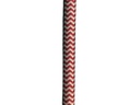 Stofledning - 2x0,75mm², RØD/HVID sildeben (metervare)