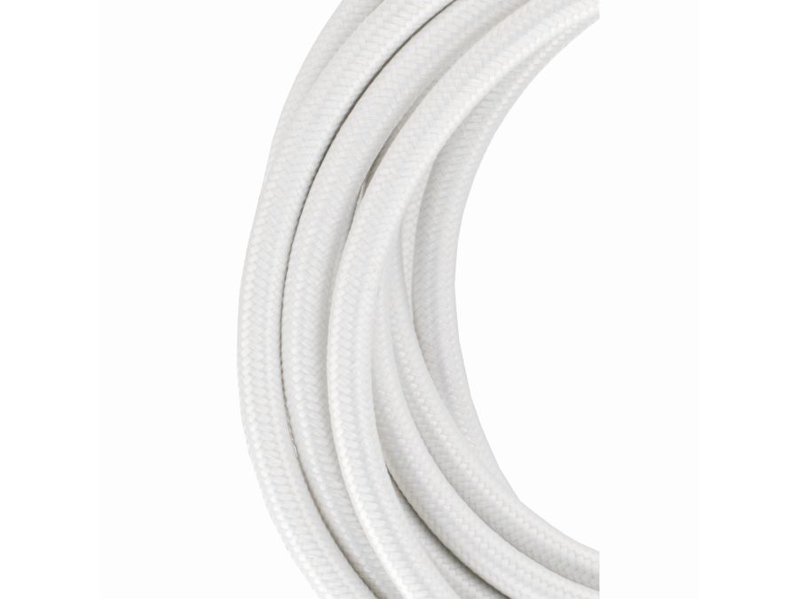 Stofledning - 3x0,75mm², HVID (3m)