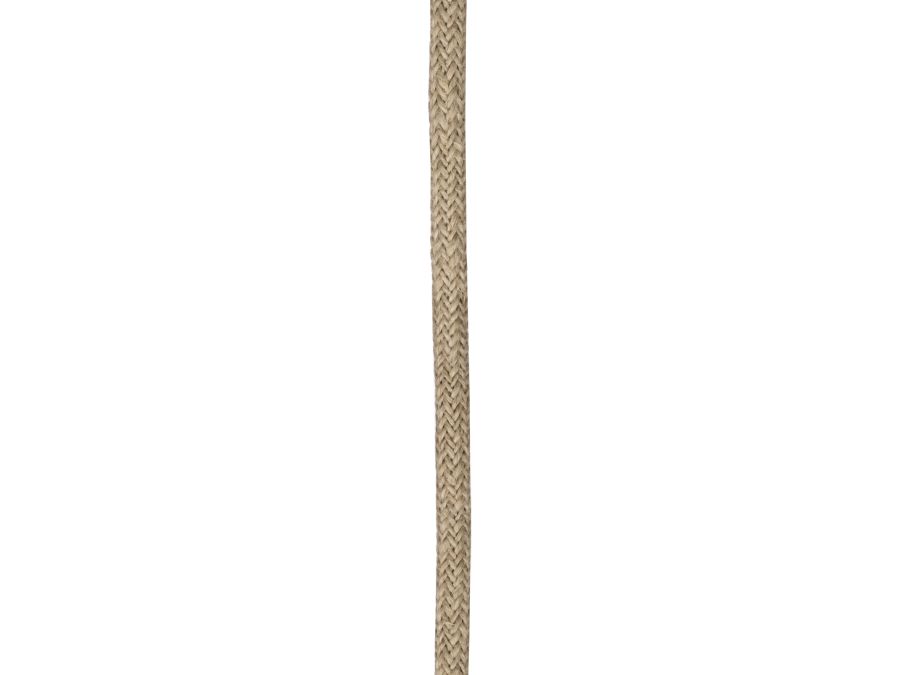 Stofledning - 2x0,75mm², Natur, JUTE (3m)