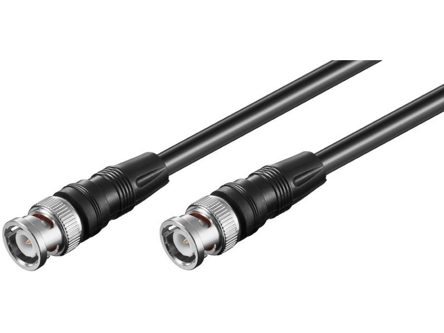 Videokabel - BNC han til BNC han, RG59 75ohm (2m)