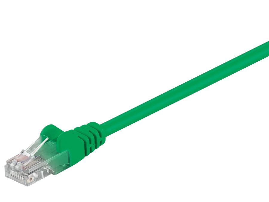 UTP netværkskabel - CAT6, 2xRJ45, Grøn (1,5m)