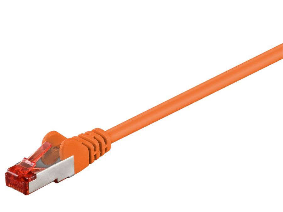 S/FTP netværkskabel - CAT6 PiMF, Orange (1,5m)