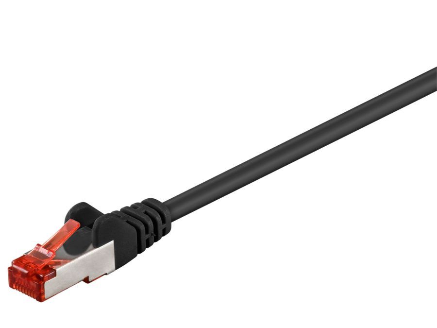 S/FTP netværkskabel - CAT6 PiMF, Sort (5m)